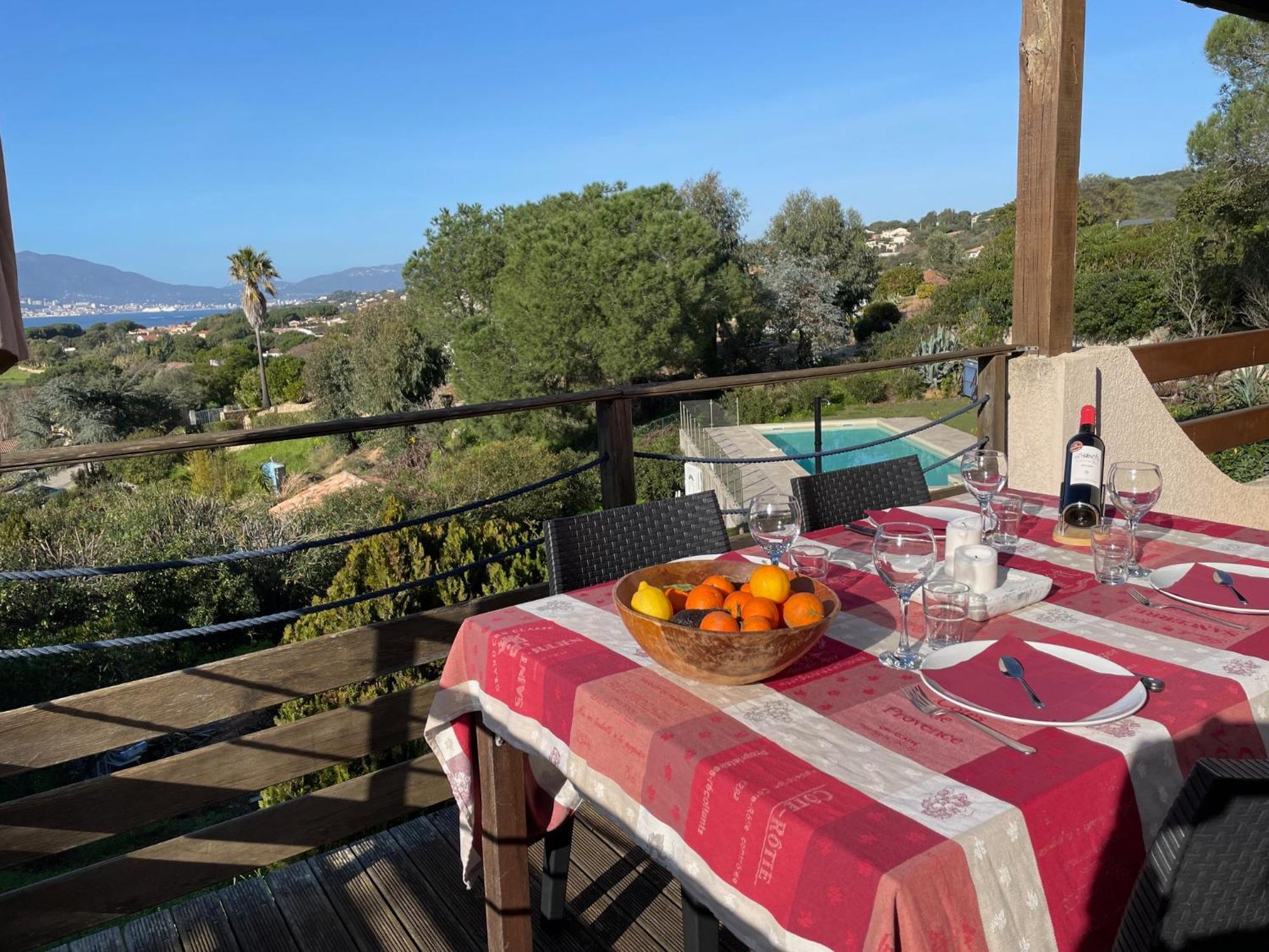 Corsicadream Arone Superbe Appartement Dans Villa, Vue Panoramique Mer, Piscine, Proche Porticcio Pietrosella 外观 照片