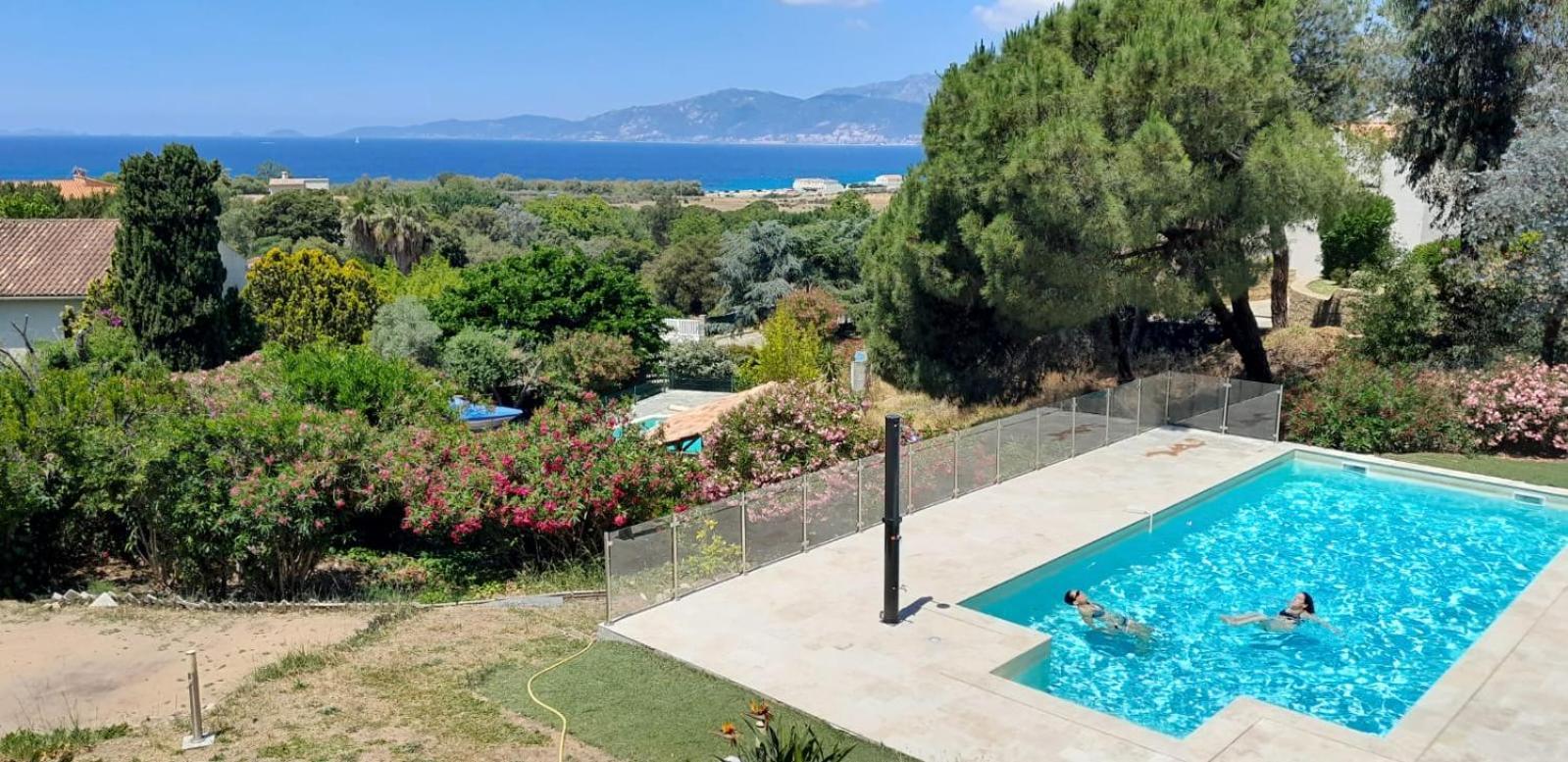 Corsicadream Arone Superbe Appartement Dans Villa, Vue Panoramique Mer, Piscine, Proche Porticcio Pietrosella 外观 照片